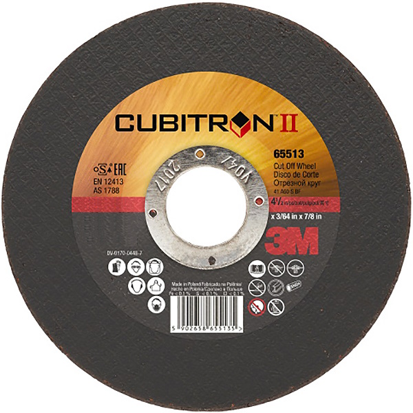 3M Cubitron II Disco da Taglio T41 D.MM125X1,0X22 ART.65512 - 3M